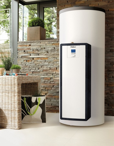 Zonneboiler systeem voor warm water met zonne-energie